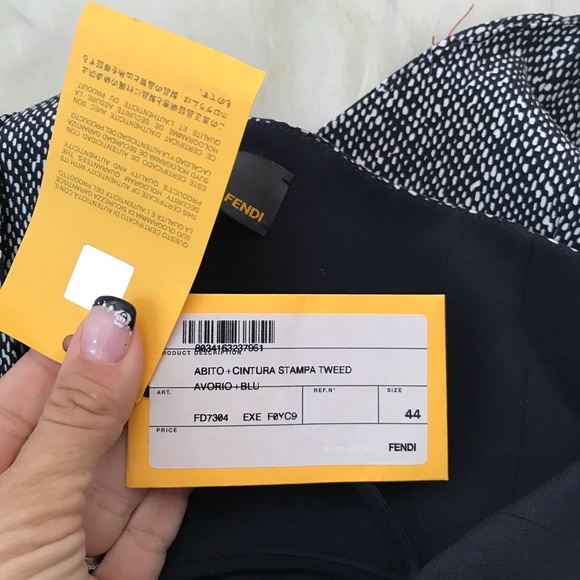 Fendi Asymmetric Silk Dress - Picture 5 of 6